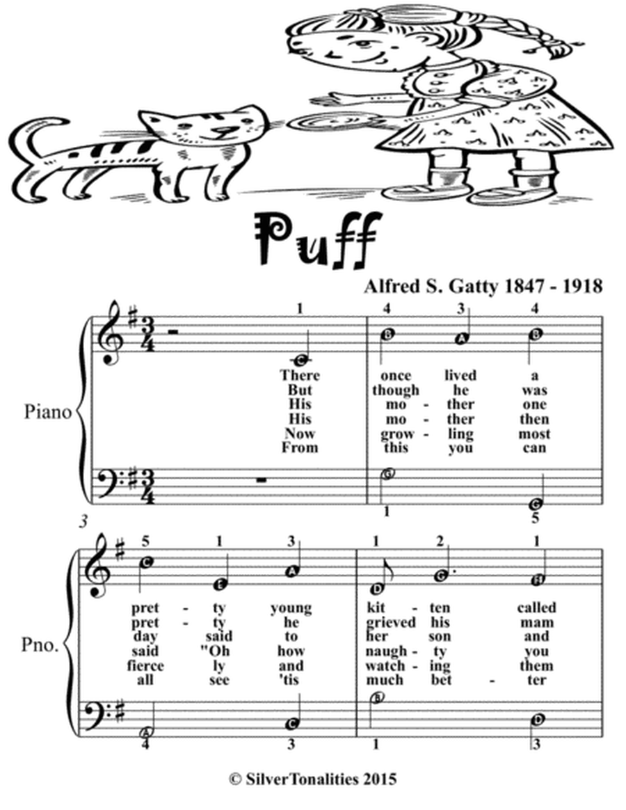Puff Easiest Piano Sheet Music 2nd Edition