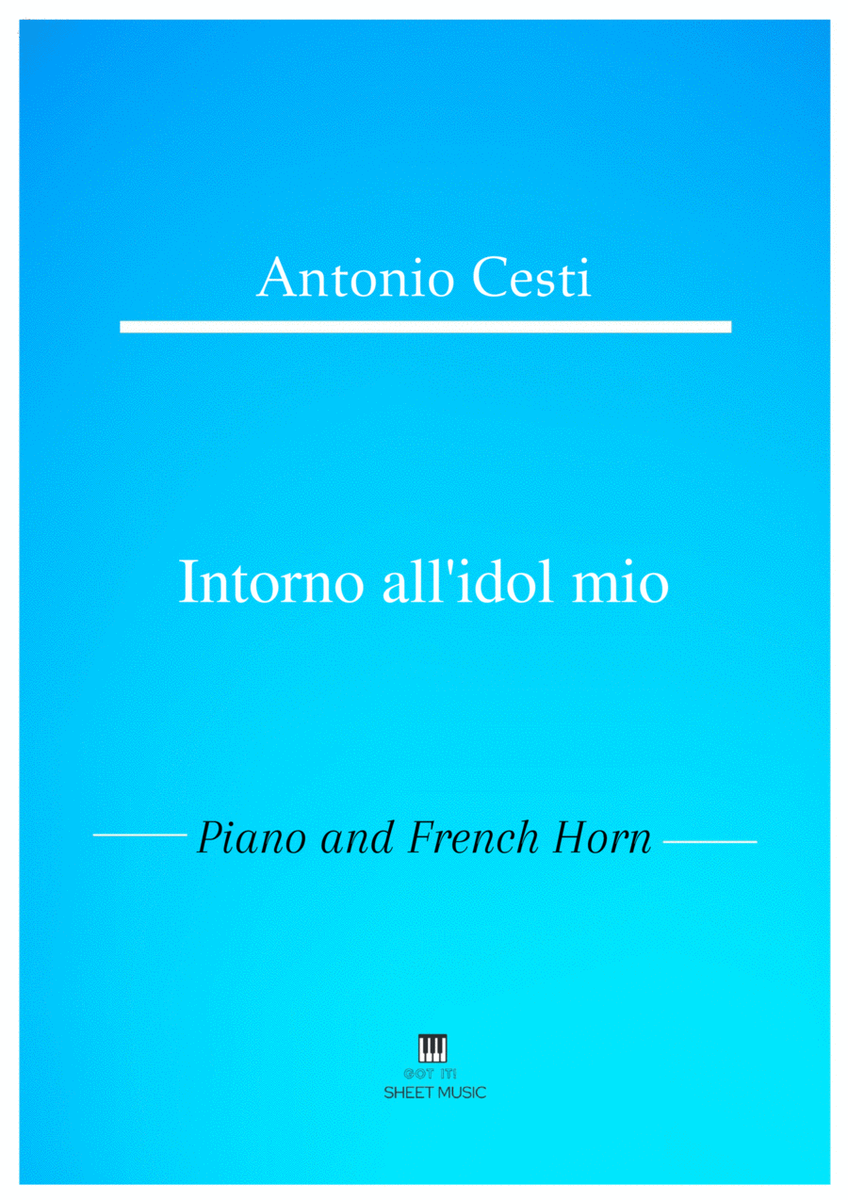 Antonio Cesti - Intorno all idol mio (Piano and French Horn) image number null