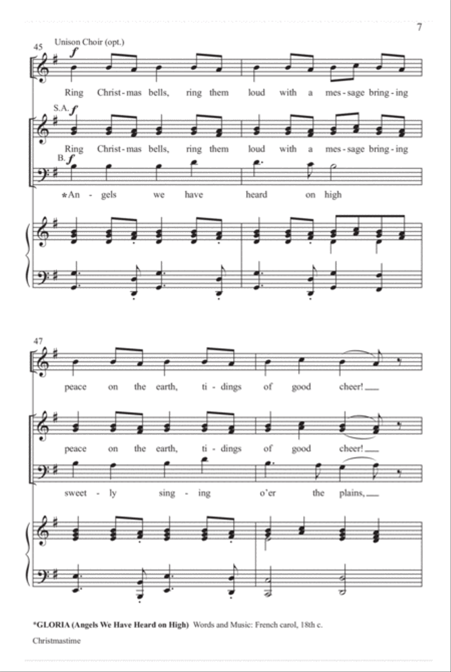 Christmastime Christmastime 3-Part scores gallery preview page 8