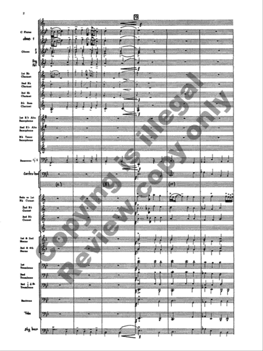 Ballo del granduca Concert Band scores gallery preview page 5