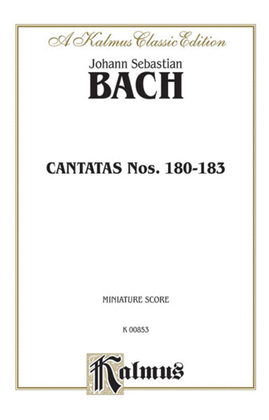 Book cover for Cantatas No. 180-183