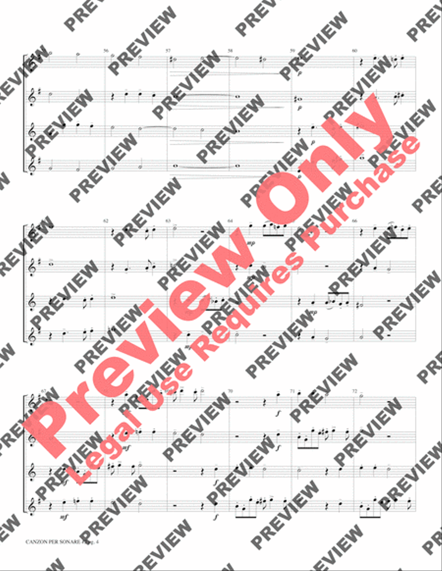 Canzon per Sonare #2 Canzon per Sonare #2 Small Ensemble scores gallery preview page 6