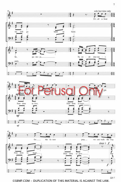 From this House - SATB Octavo image number null