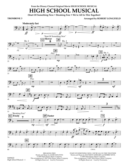 High School Musical - Trombone 3