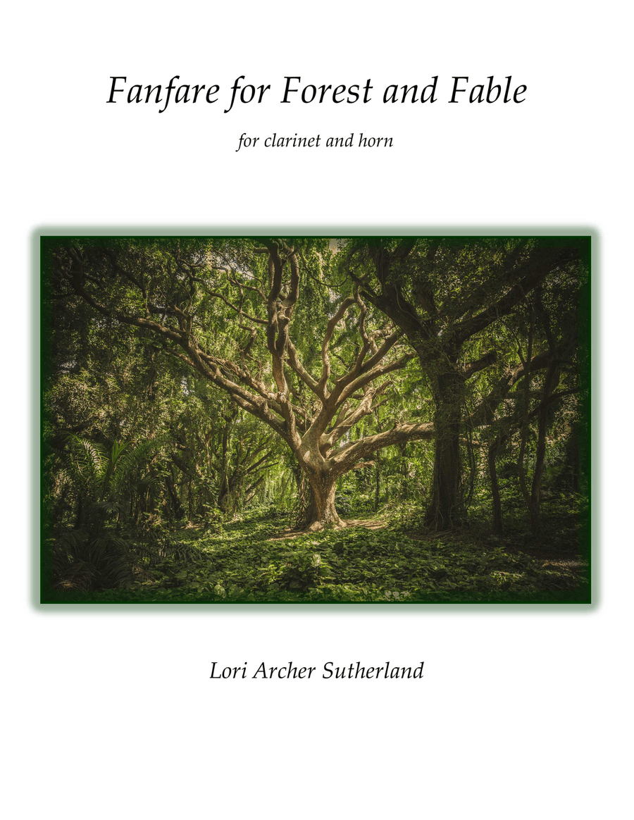 Fanfare for Forest and Fable Woodwind Duet scores gallery preview page 1