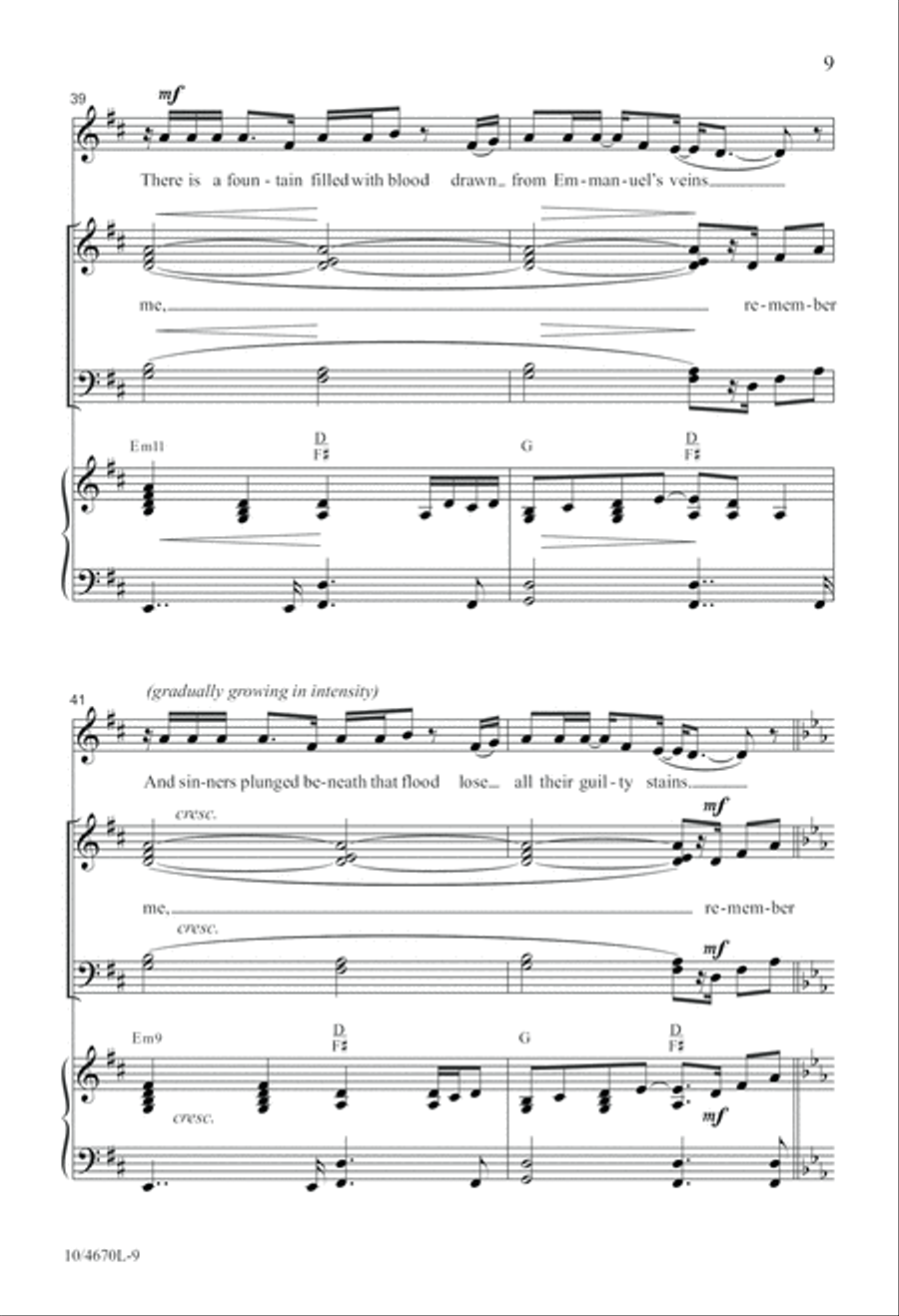 Remember Me 4-Part scores gallery preview page 9