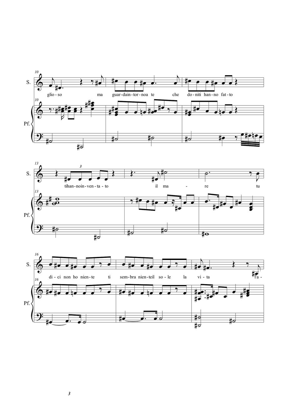 Meraviglioso Piano, Vocal scores gallery preview page 2