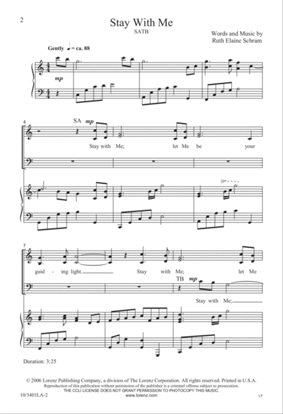 Stay With Me 4-Part scores gallery preview page 2