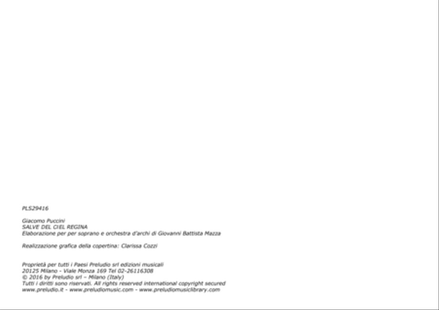 Salve del ciel Regina String Quartet scores gallery preview page 2