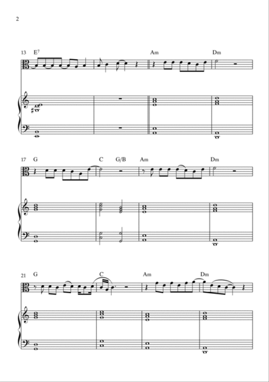 Flowers Viola scores gallery preview page 2