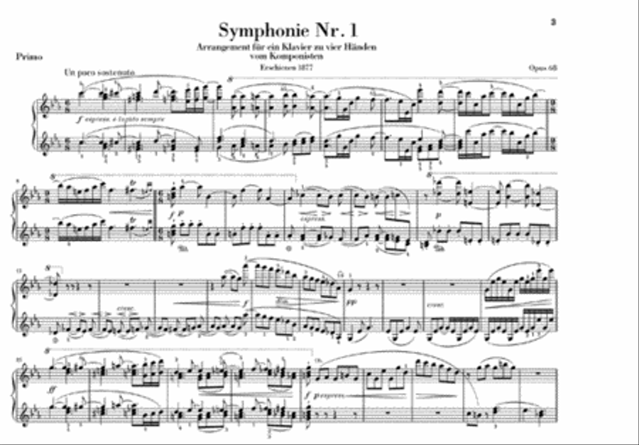 Symphonies Nos. 1 and 2 Piano Solo scores gallery preview page 3