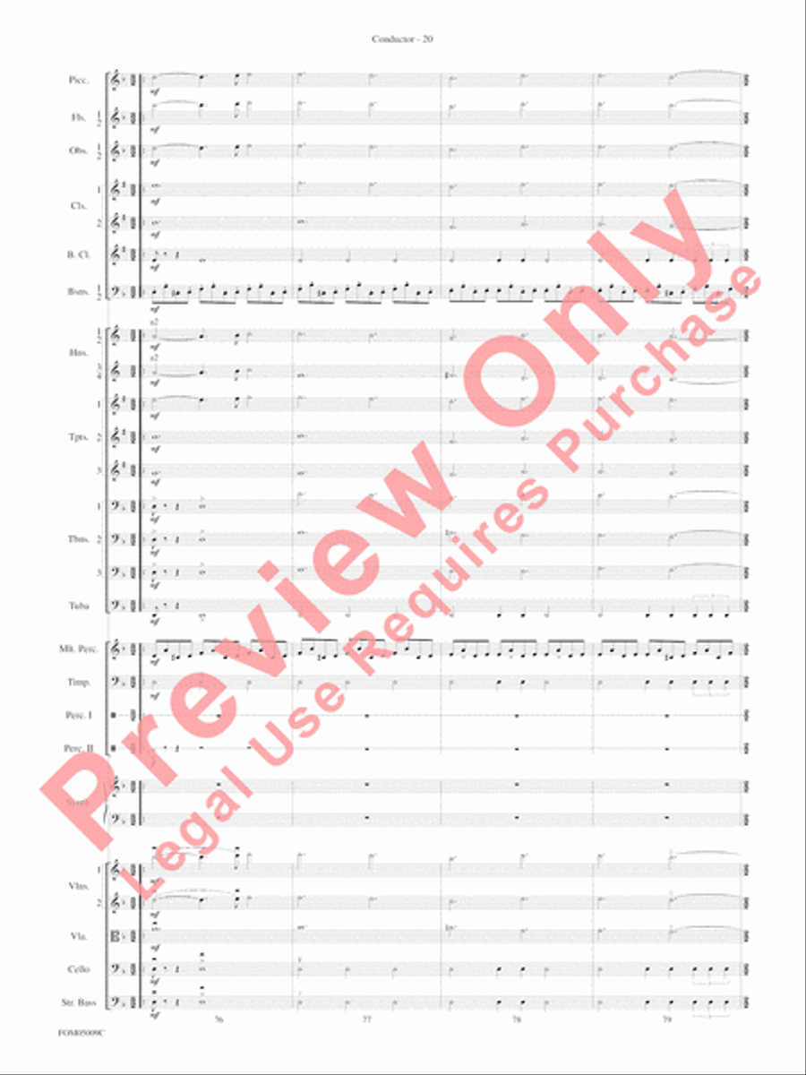 Concert Suite from Star Wars: Episode III Revenge of the Sith Full Orchestra scores gallery preview page 23