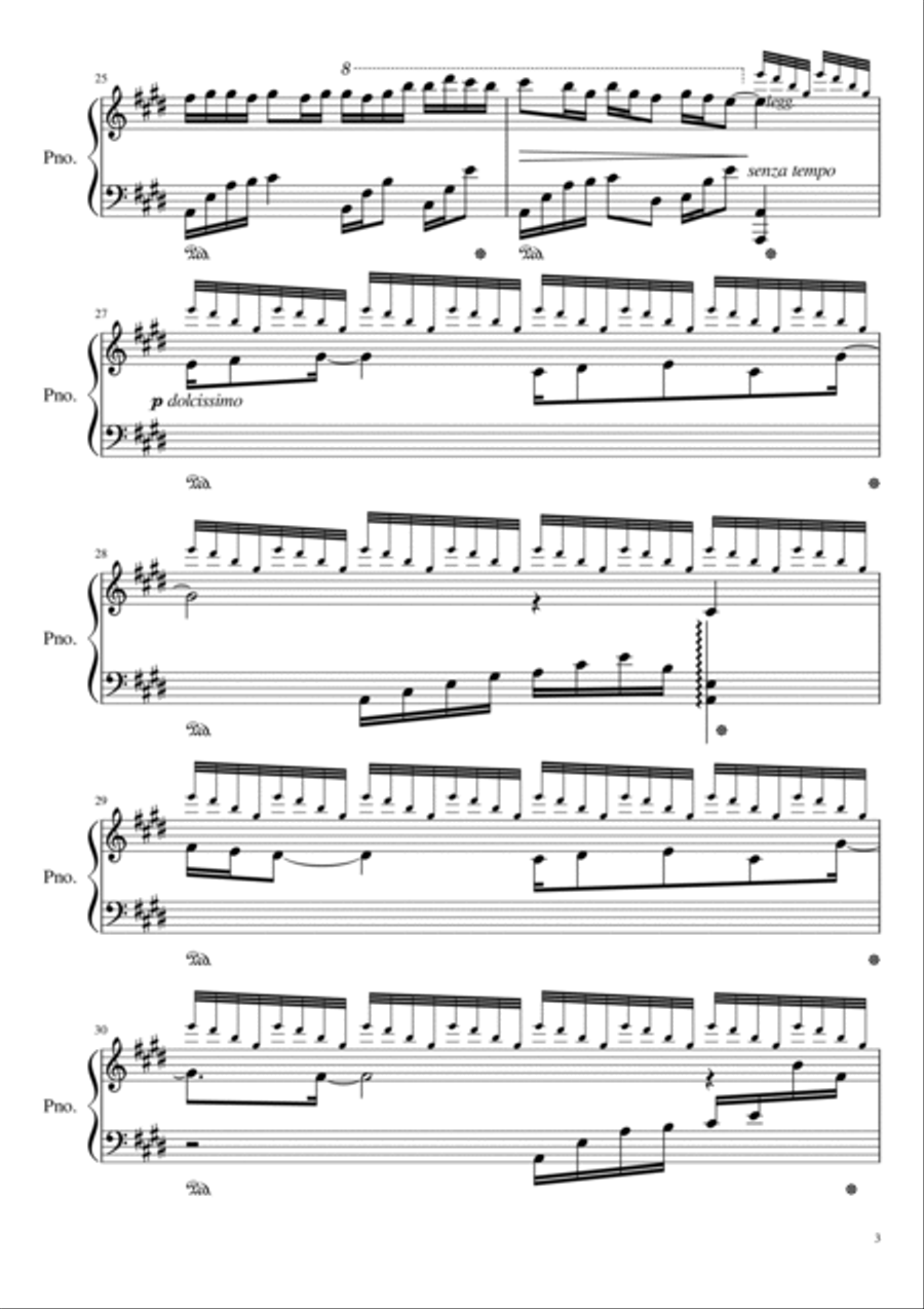 Face My Fears Face My Fears Piano Solo scores gallery preview page 3