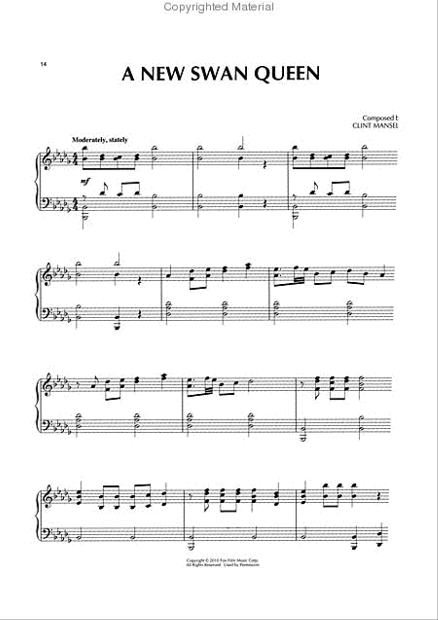 Black Swan Black Swan Piano Solo scores gallery preview page 4