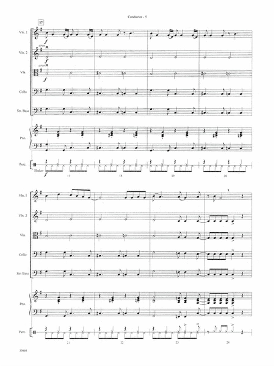 Great Movie Themes: Score String Orchestra scores gallery preview page 5