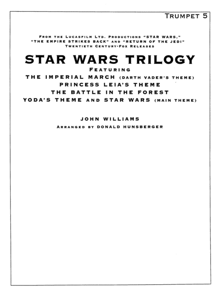 Star Wars® Trilogy: 5th Trumpet