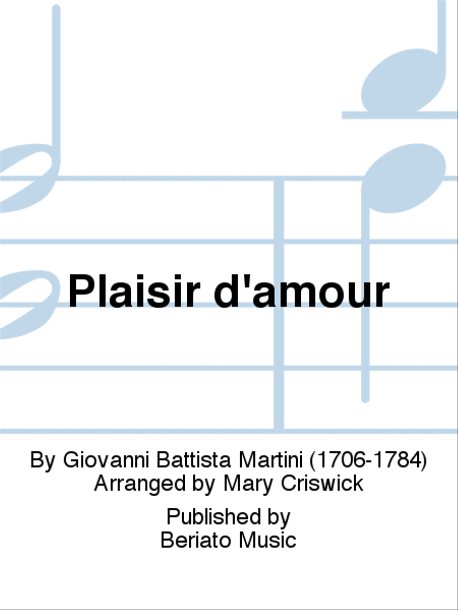 Plaisir d'amour Acoustic Guitar scores gallery preview page 1