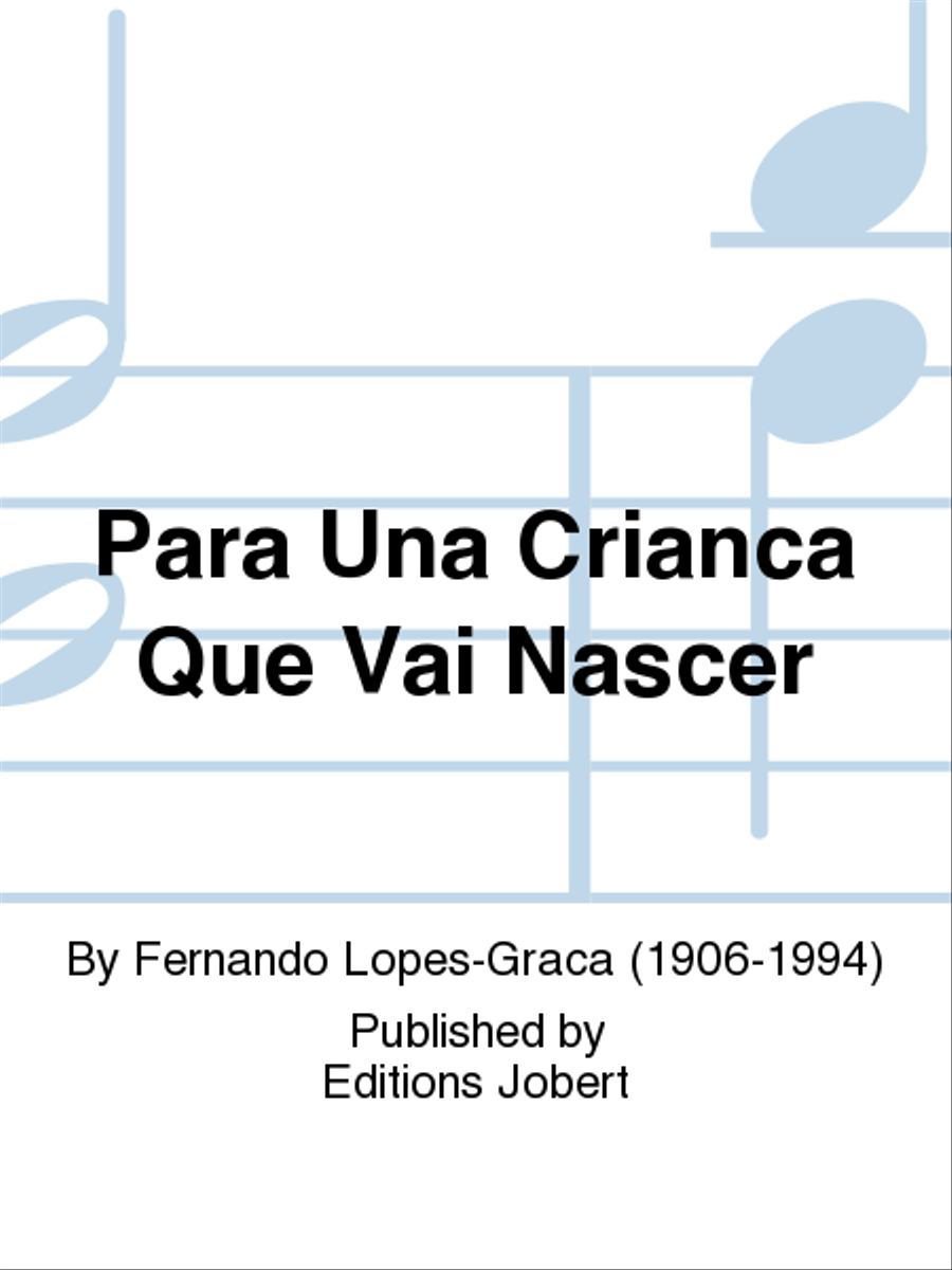 Para uma crianca que vai nascer String Orchestra scores gallery preview page 1