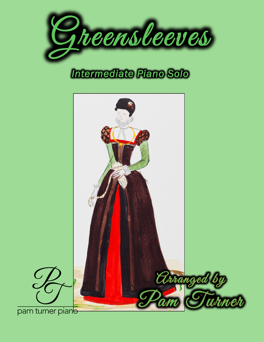Greensleeves (Intermediate Piano Solo) Piano Solo scores gallery preview page 1