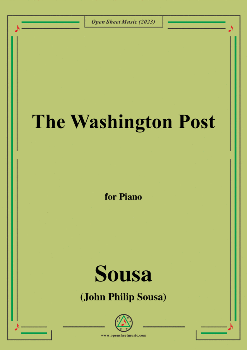 Sousa-The Washington Post,for Piano image number null