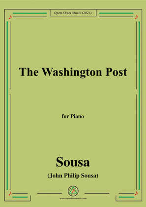 Sousa-The Washington Post,for Piano