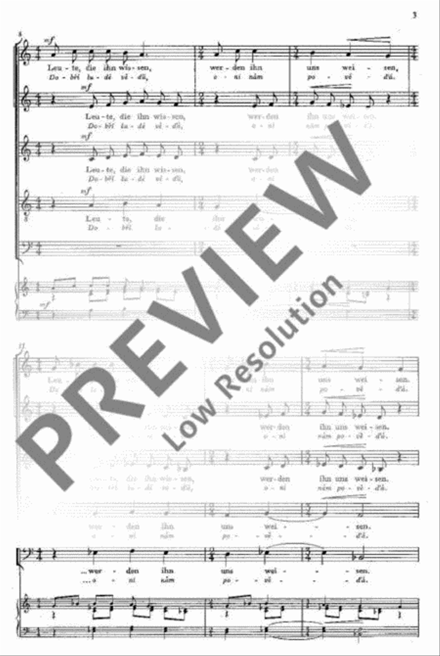 Tschechische Madrigale · České madrigaly SSATB scores gallery preview page 4