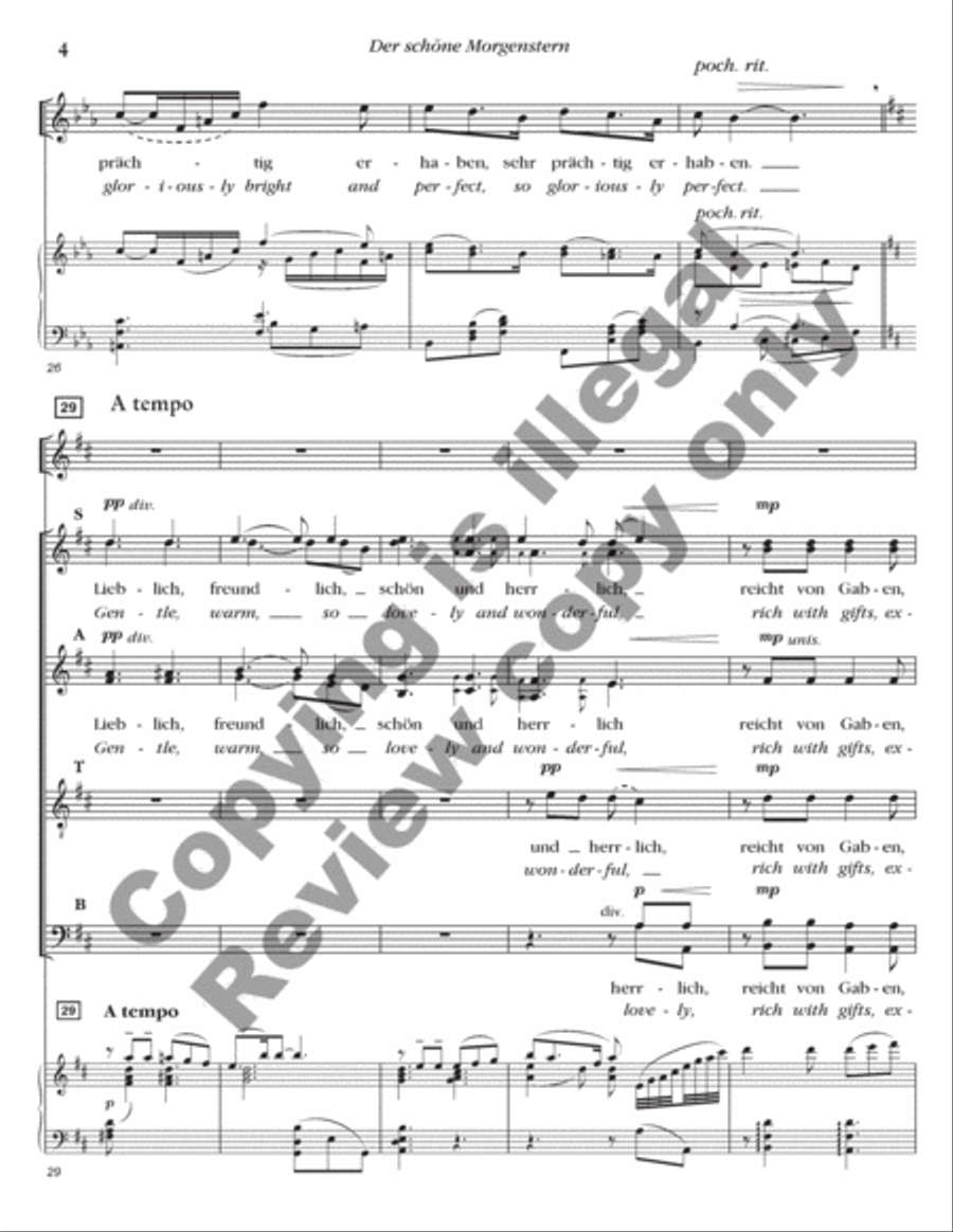 Der Schöne Morgenstern 4-Part scores gallery preview page 5