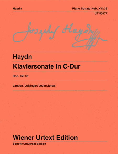 Haydn - Piano Sonata C Major Hob Xvi:35
