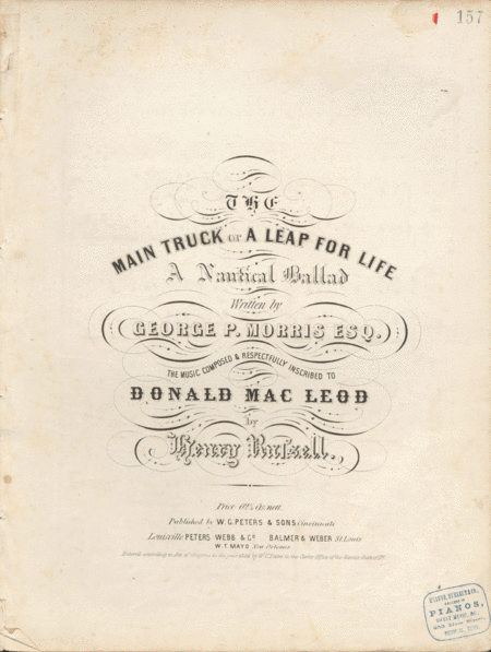 The Main Truck, or, A Leap For Life. A Nautical Ballad
