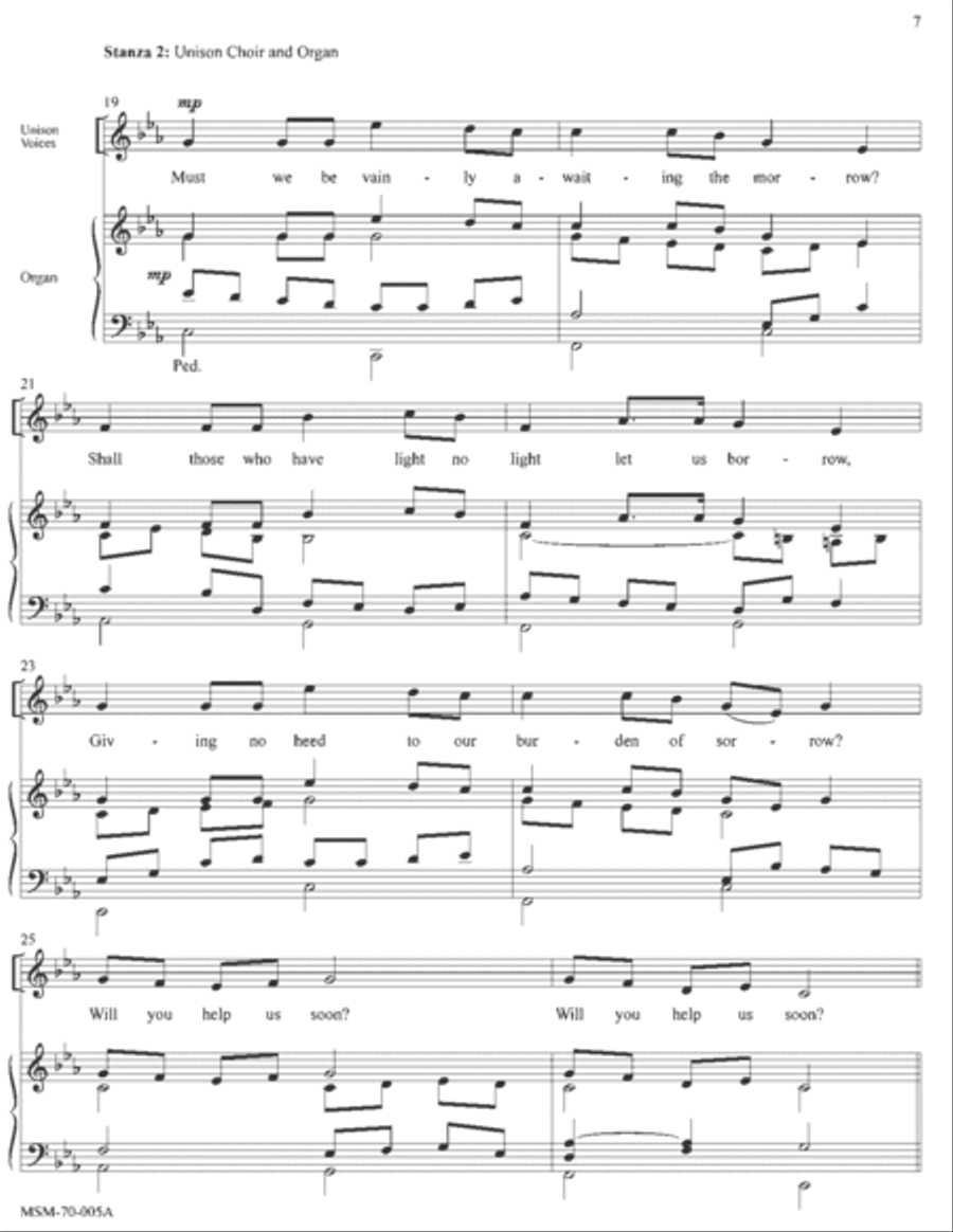 Savior of the Nations, Come Savior of the Nations, Come 4-Part scores gallery preview page 5