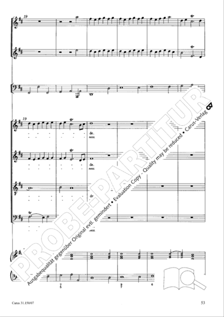 O my Lord, I long for thee (Nach dir, Herr, verlanget mich) 4-Part scores gallery preview page 54