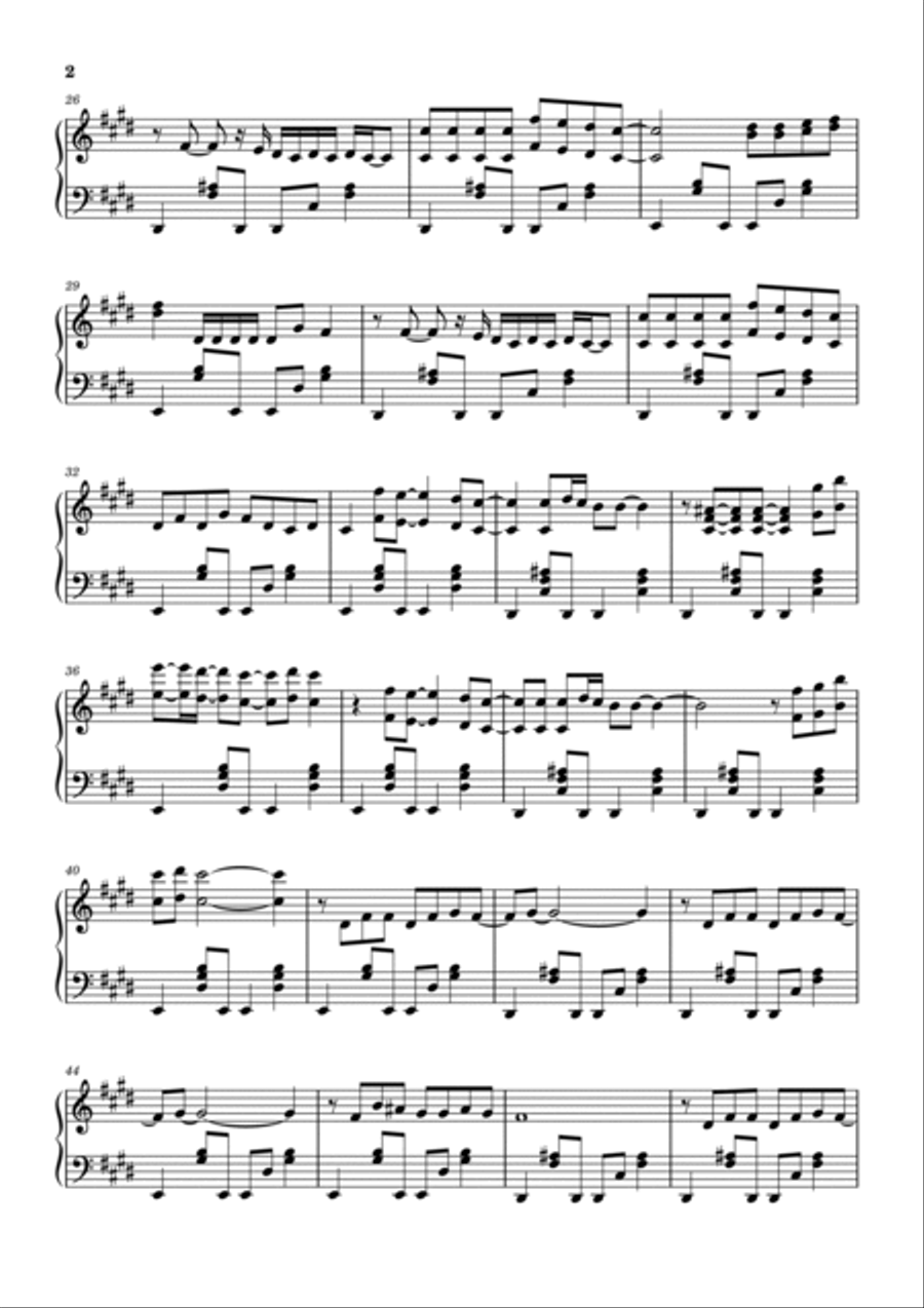 Twisted Piano Solo scores gallery preview page 2
