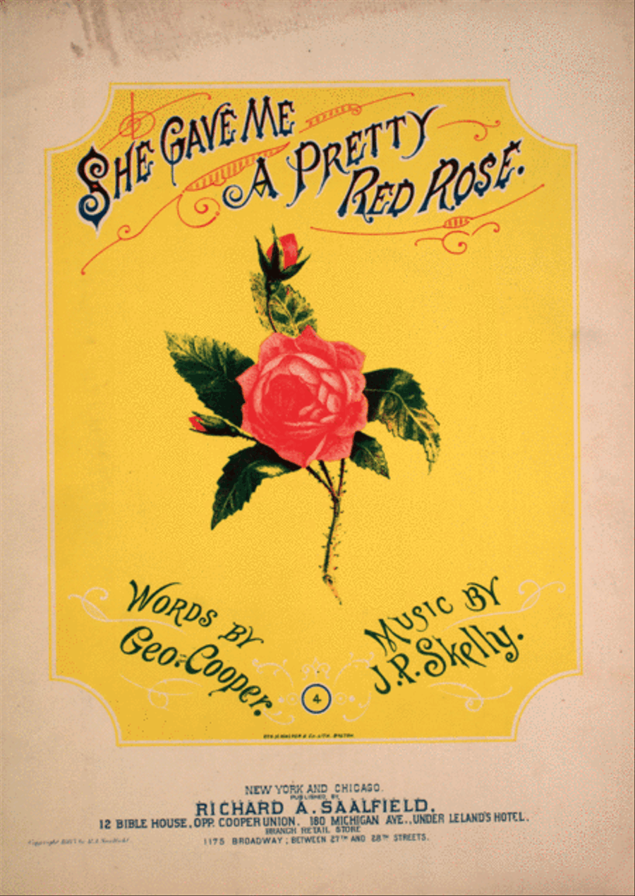 She Gave Me A Pretty Red Rose Voice scores gallery preview page 1