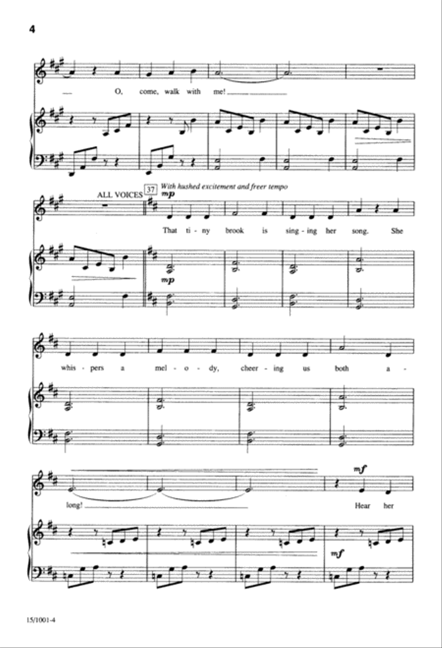 Come Walk With Me 2-Part scores gallery preview page 4