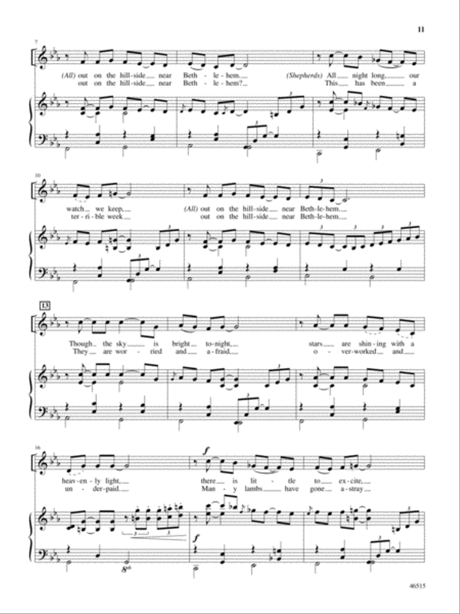 Out Standing in Their Field Choir scores gallery preview page 15