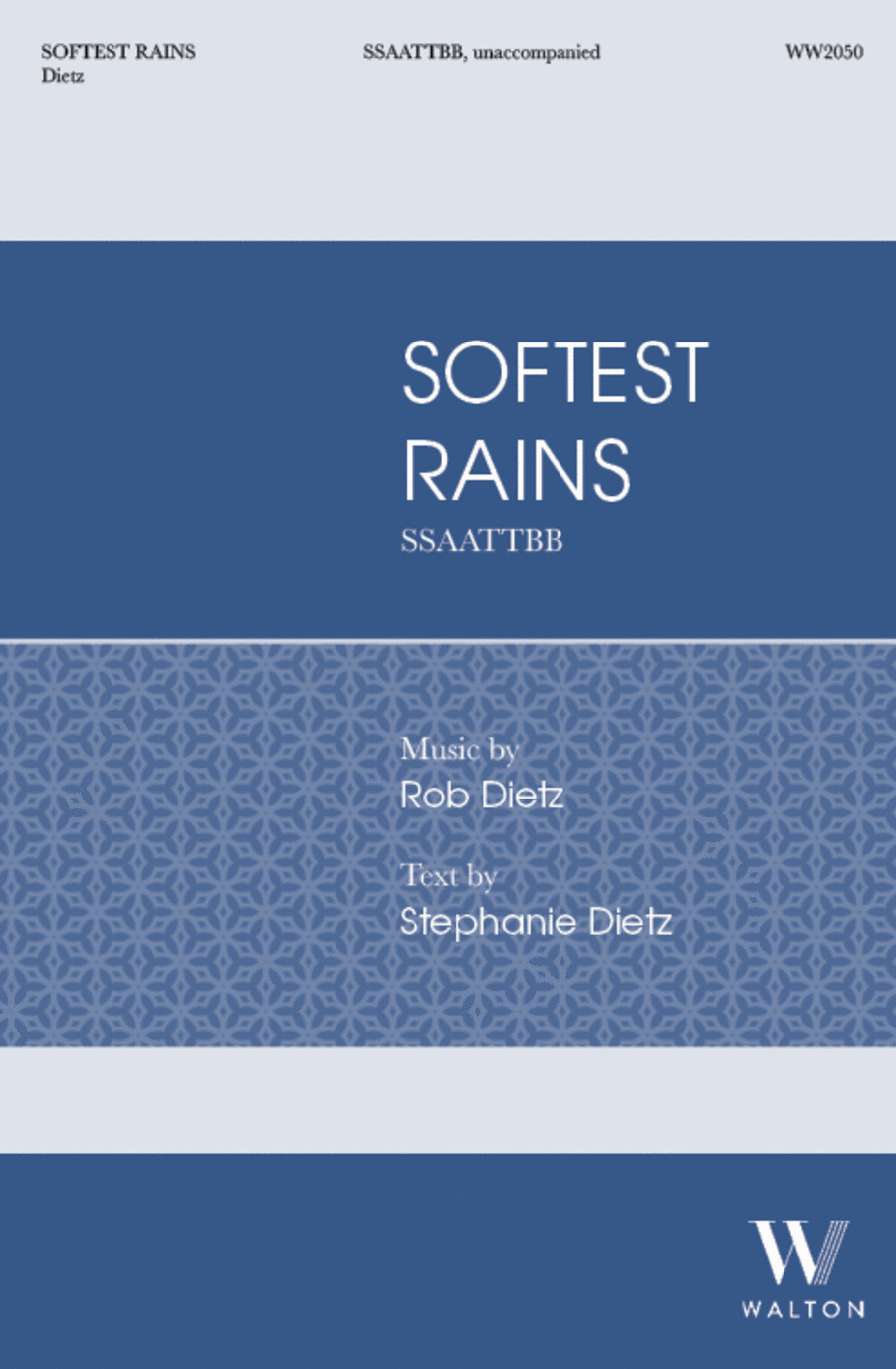 Softest Rains SSAATTBB scores gallery preview page 1