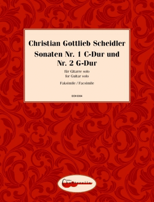 Book cover for Sonatas Nos.1 C major & Nos. 2 G major