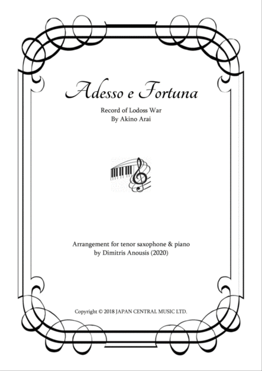 Adesso E Fortuna Woodwind Duet scores gallery preview page 1