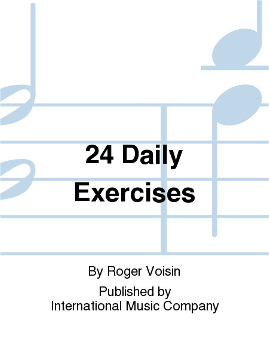 24 Daily Exercises 24 Daily Exercises Trumpet Solo scores gallery preview page 1