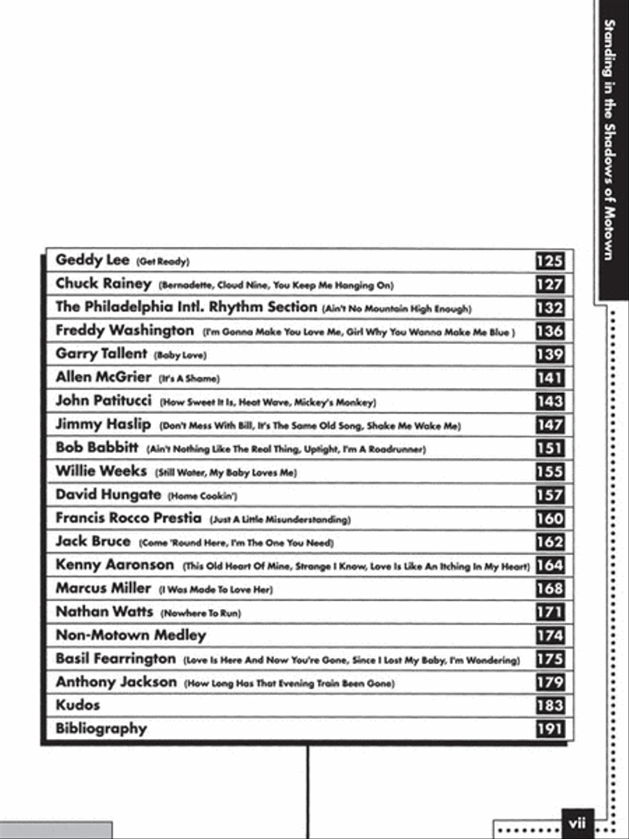 Standing in the Shadows of Motown Guitar scores gallery preview page 4