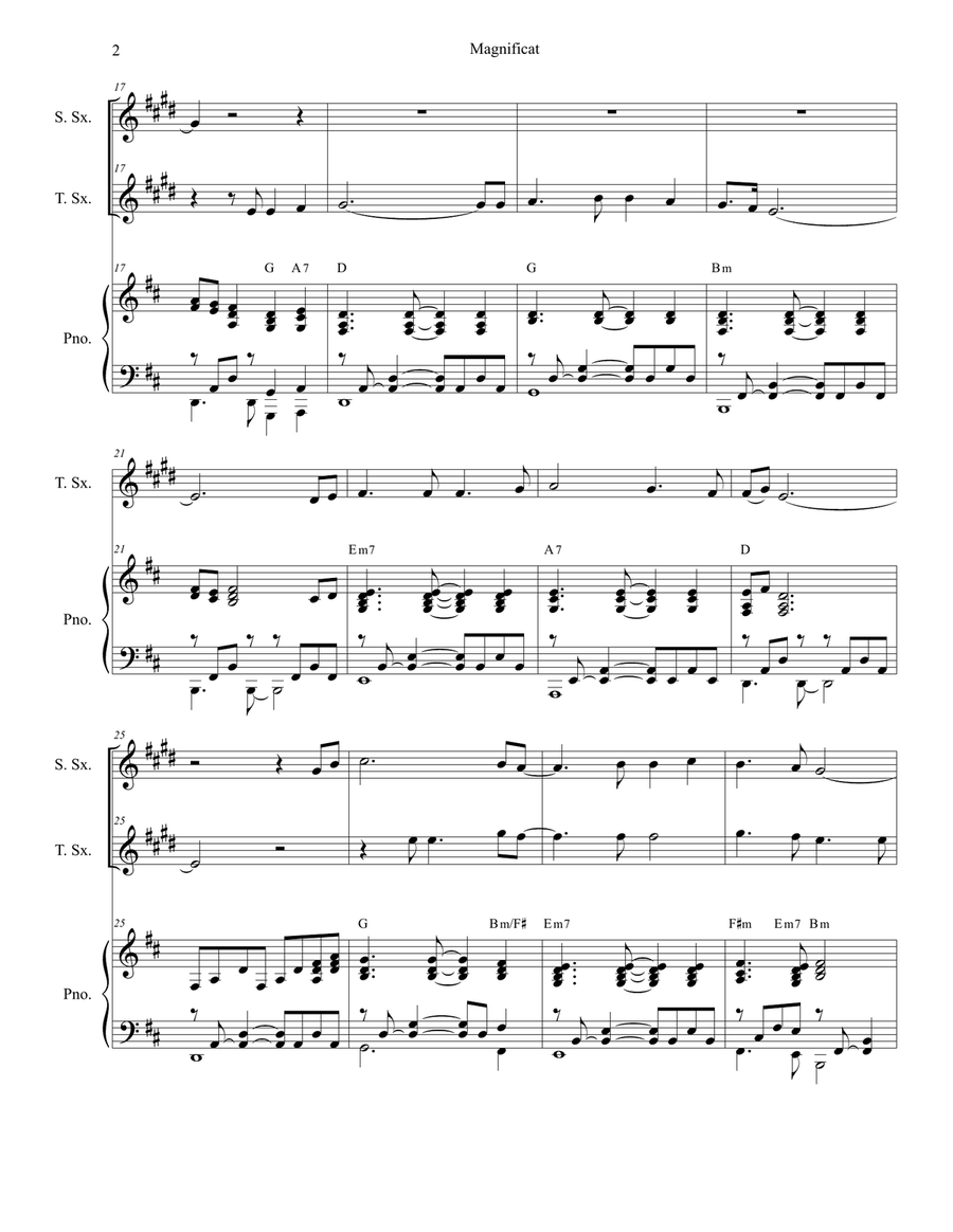 Magnificat Woodwind Duet scores gallery preview page 2