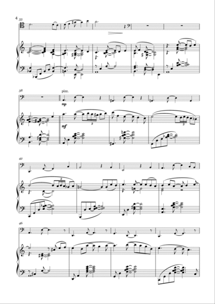 O Grande Amor Piano scores gallery preview page 4