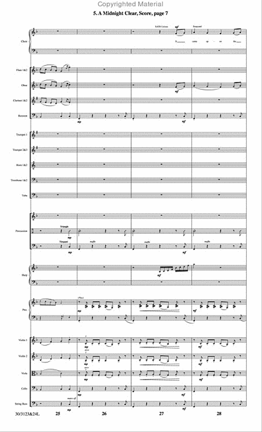The Christmas Story - Set of Parts Choir scores gallery preview page 42