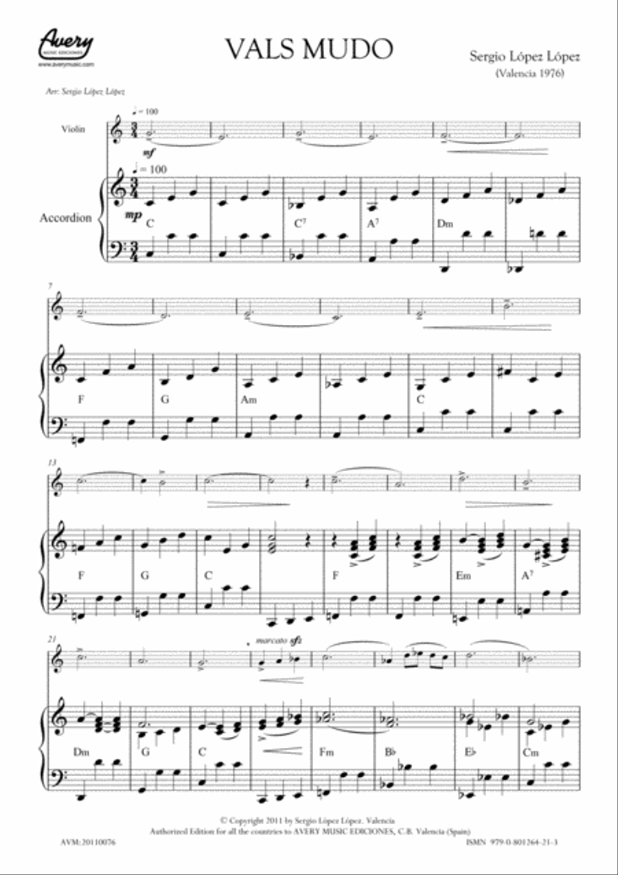 Vals Mudo String Duet scores gallery preview page 2