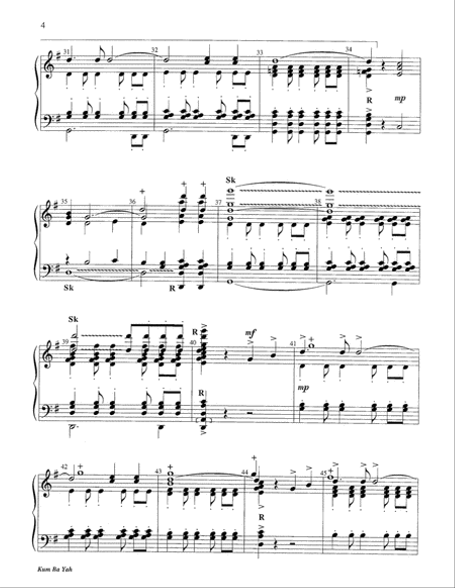 Kum Ba Yah 5-Octaves scores gallery preview page 11