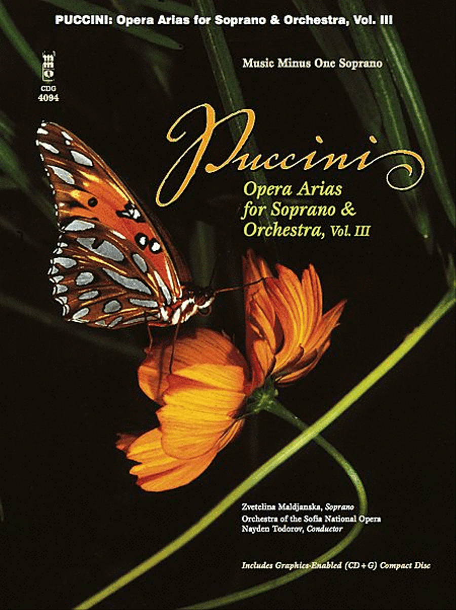 Puccini Arias for Soprano with Orchestra - Volume III image number null