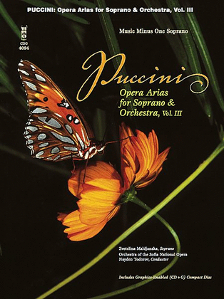 Book cover for Puccini Arias for Soprano with Orchestra - Volume III