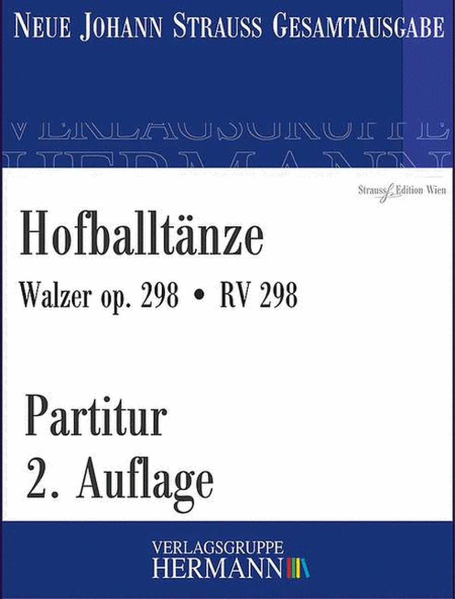 Hofballtänze op. 298 RV 298