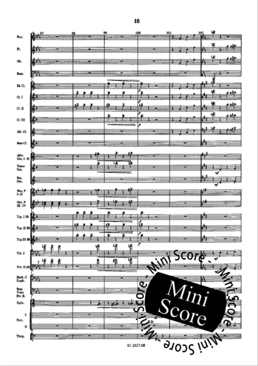 American Triptych American Triptych Concert Band scores gallery preview page 20
