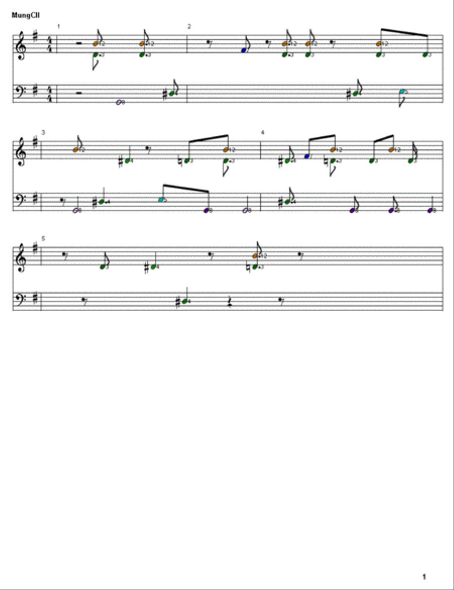 M U N G M U N G Flute Solo scores gallery preview page 3